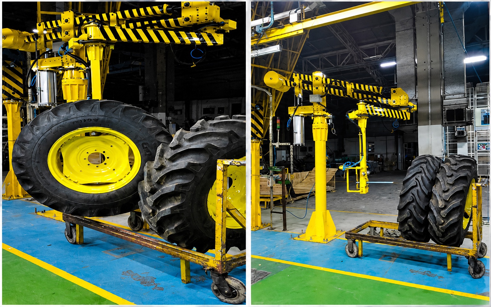 John Deere Tyre Lifting Manipulator